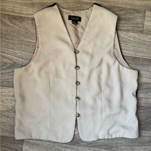 Rafaella‎ cream Vest adjustable in the back